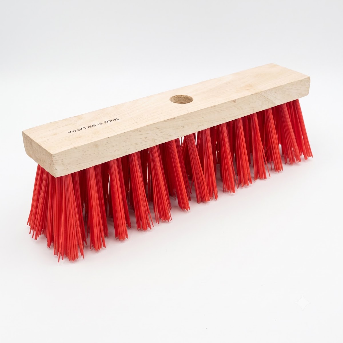 30CM SQURE END RED PET BROOM (6-ROWS) photo 2
