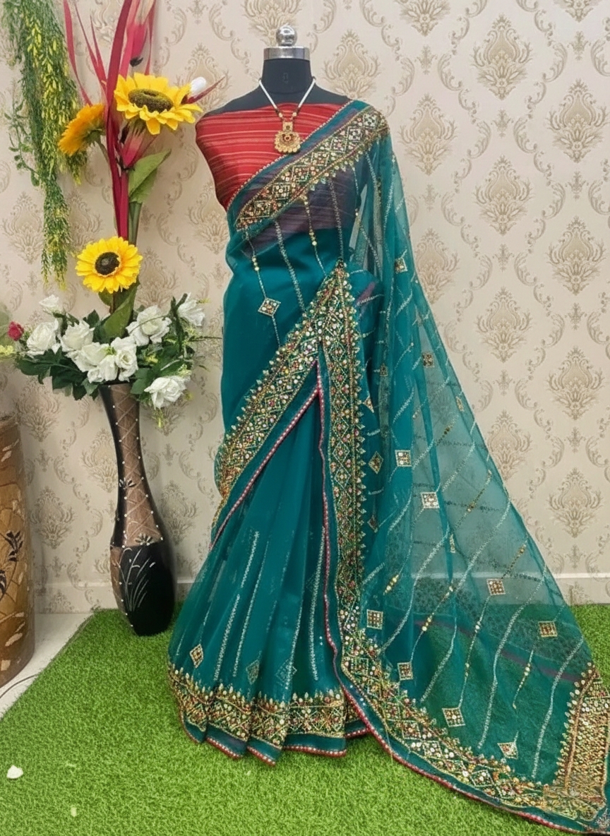C Net Navratri saree