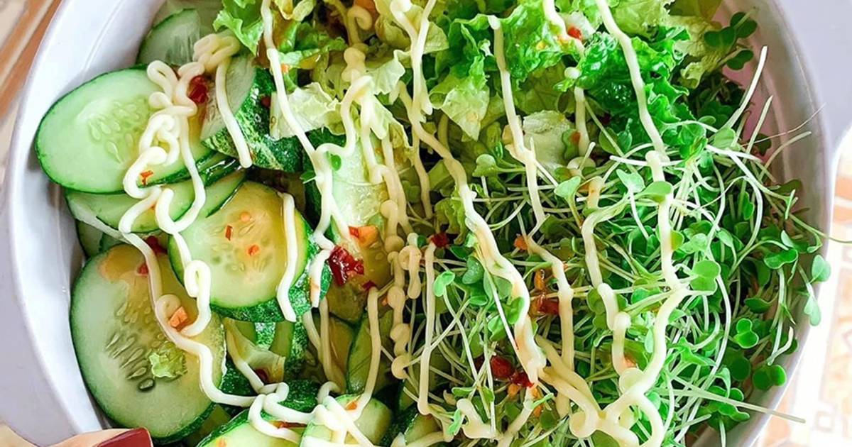 Salad rau mầm