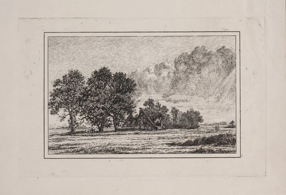 Landskab ved Borup 1860
