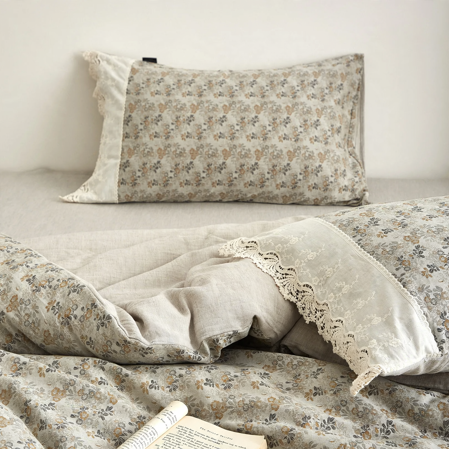 Cotton Linen Bedding in Japanese Style