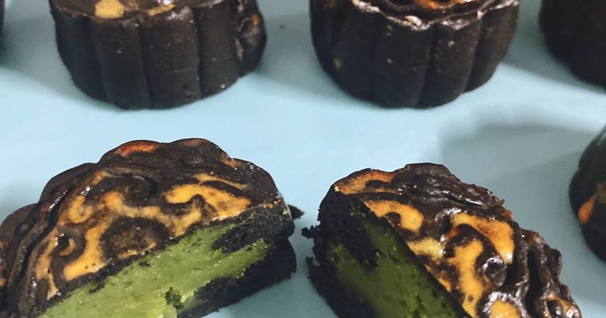 Bánh trung thu matcha than tre