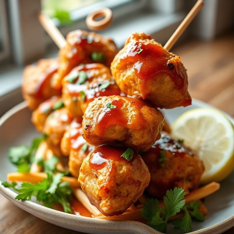 Easy Bang Bang Chicken Skewers Recipe for Quick Dinner – Spicy, Creamy & 30‑Minute Favorite finished
