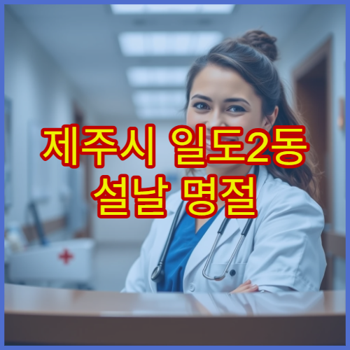 제주시 일도2동 설날 명절 연휴 내과 진료 병원 소화불량·감기 진료 가능 정보