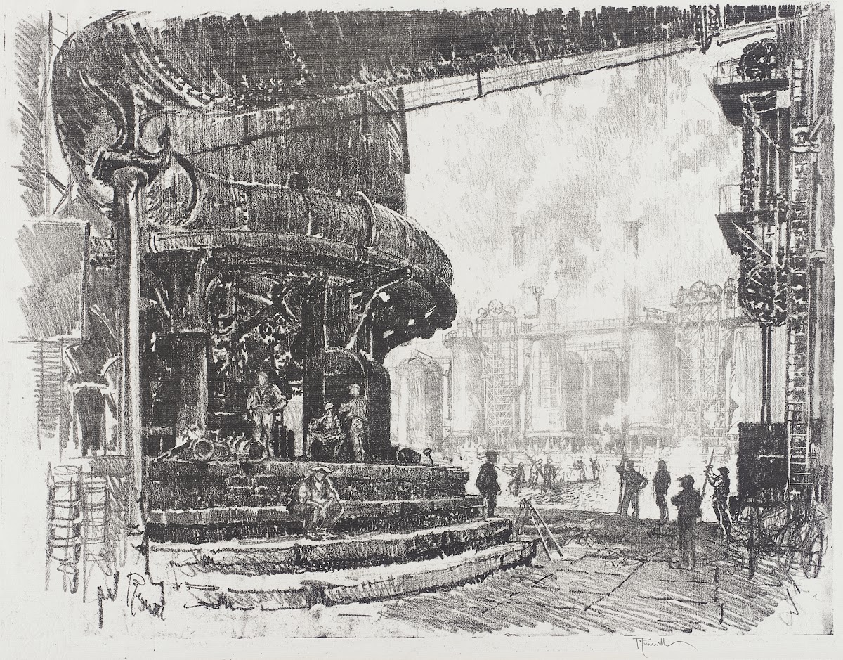 Making Pig Iron The Base of the Blast Furnaces 1916