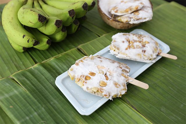 Kem Chuối Dừa Đậu