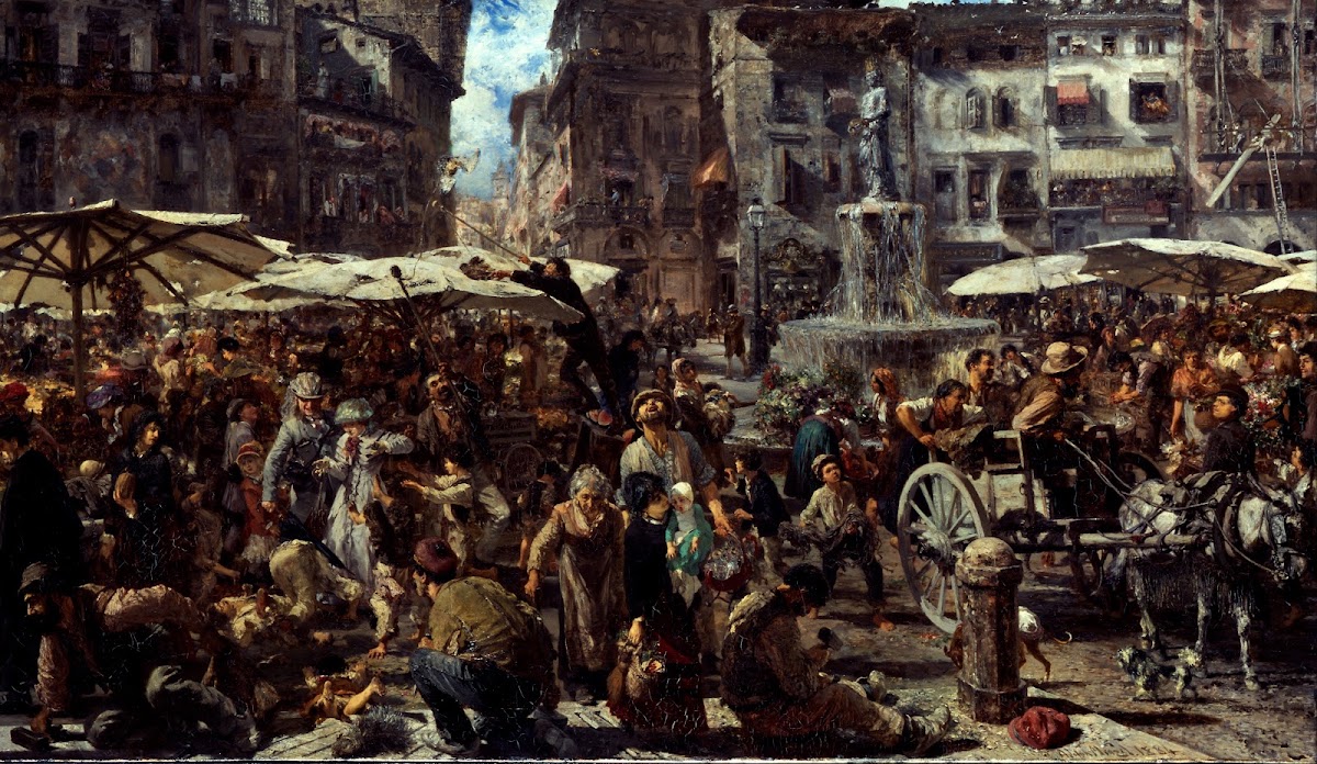 Piazza dErbe in Verona