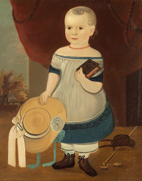 Child with Straw Hat c 1846
