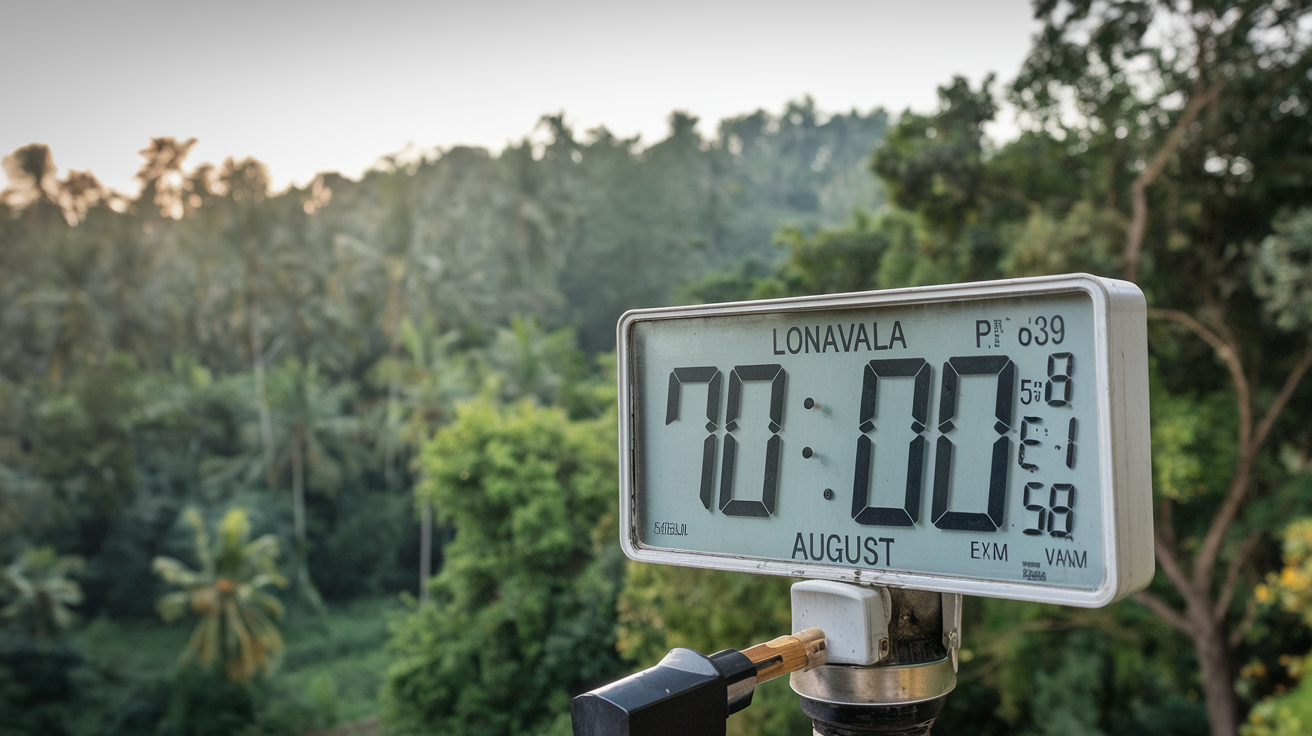 lonavala temperature in august