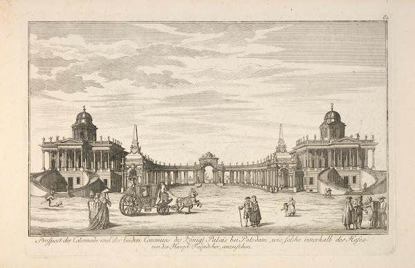 Architecture of German cities Pl51 18th century