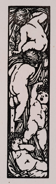 Love Is Enough  Upright Border Or Sidepiece With Four Putti 1872