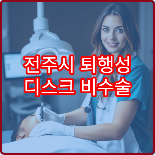 전주시 퇴행성 디스크 비수술 치료와 재활 관리 병원 안내