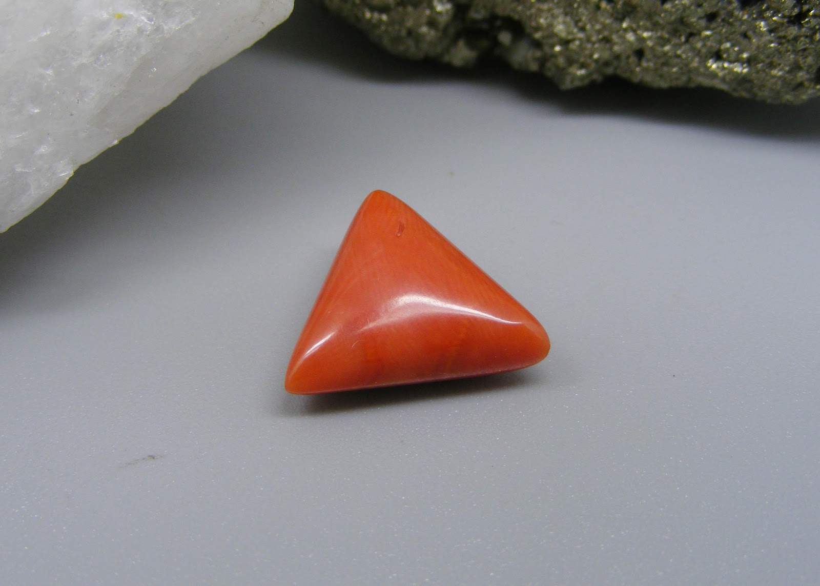 Natural Triangle Red Coral