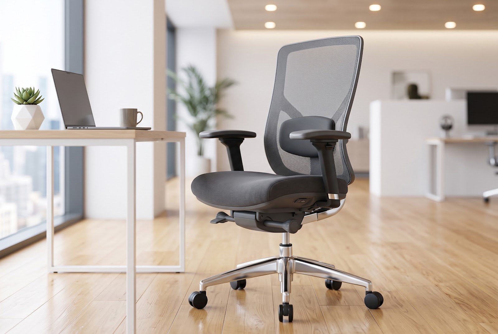 Rekomendasi kursi kantor ergonomis mesh lumbar support COCOUP