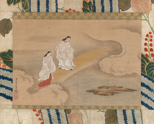 The God Izanagi and Goddess Izanami 18th century