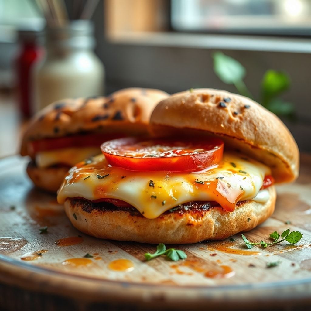 Easy Grilled Pizza Burgers with Mozzarella and Pepperoni (30-Minute Family Favorite)