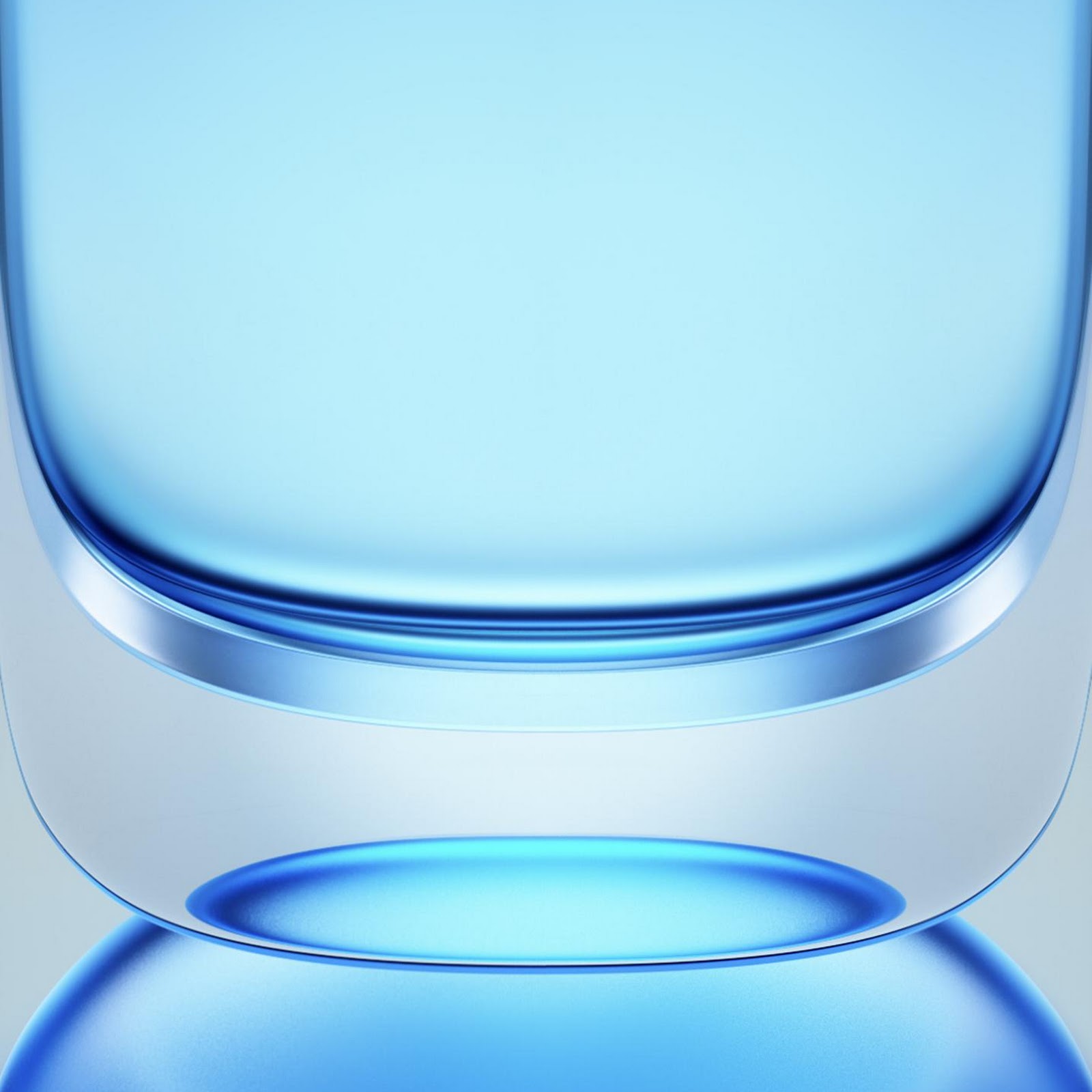 Download Glossy Blue Abstract Reflection Wallpaper Full HD iPhone