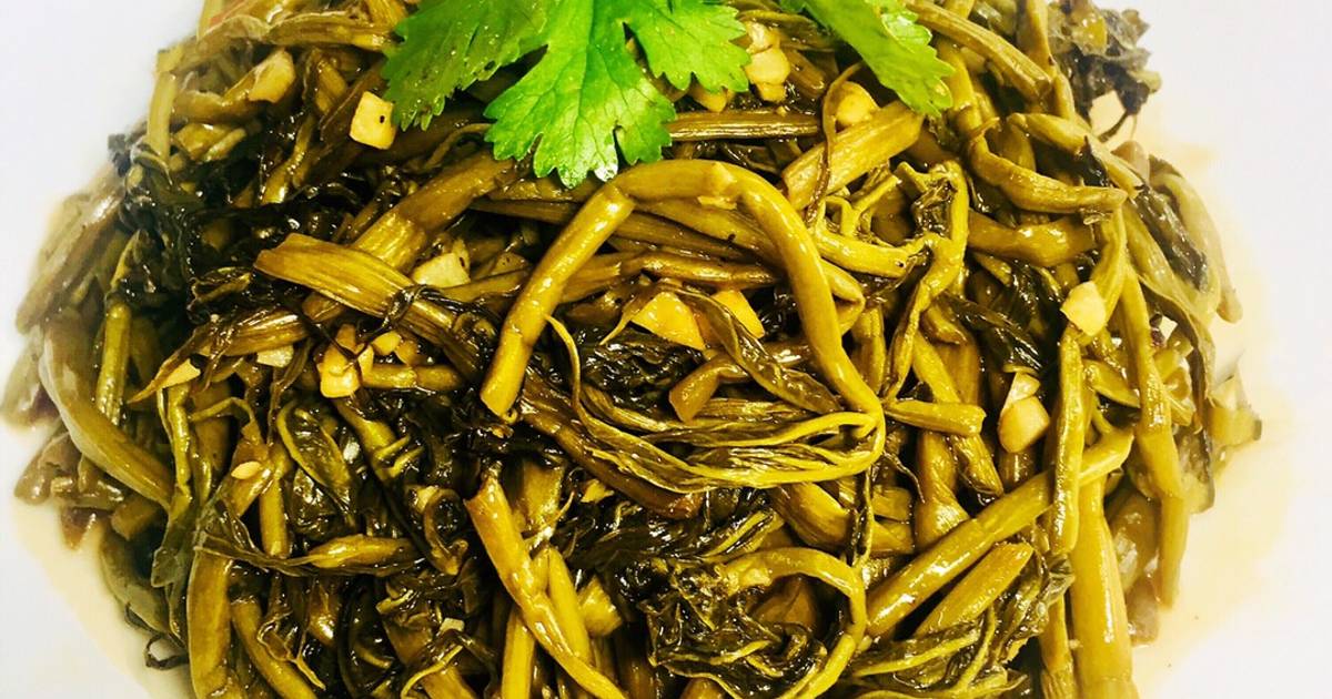 Rau Móp Xào Tỏi Chay