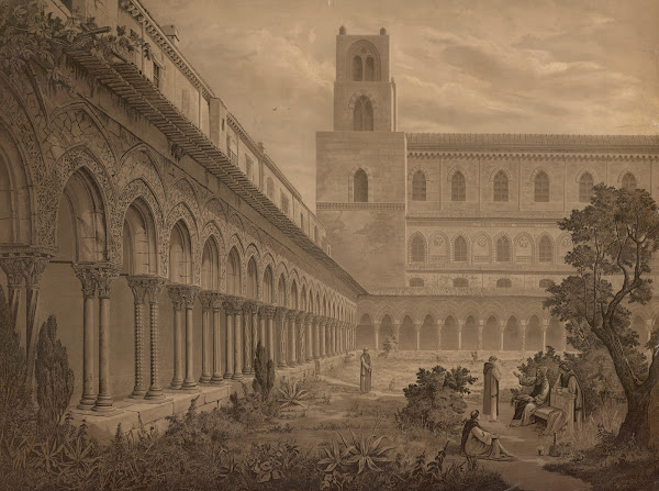 The Benedictine Cloister at Monreale 1883