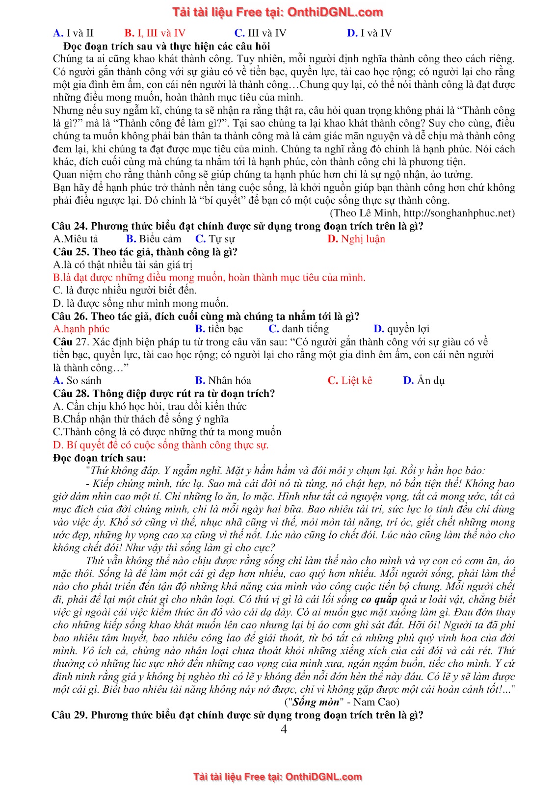 39 Đề ôn HSA - ĐỊnh tính