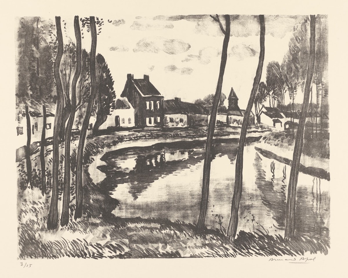Canal et village 20th Century