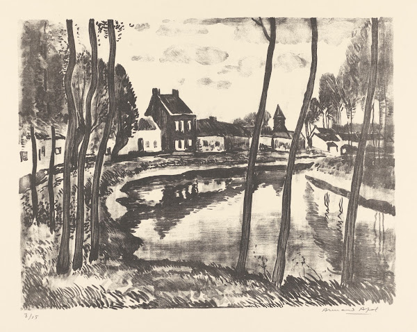 Canal et village 20th Century