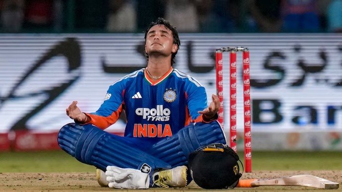 Abhishek Sharma Hits 30-Ball Century, Explains Celebration