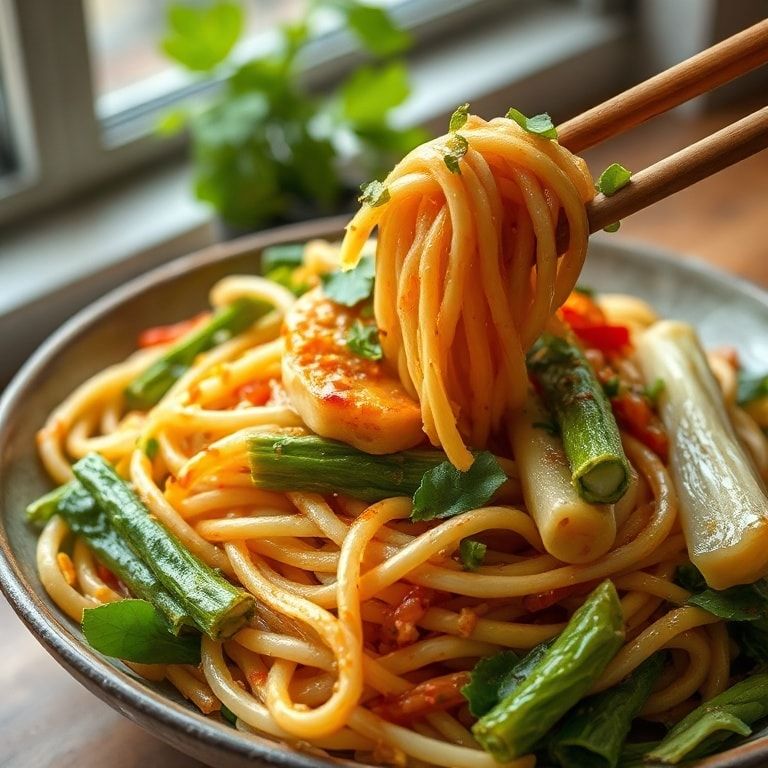 Glass Noodle Stir Fry with Cabbages for Quick Weeknight Bliss – Easy, Homemade & Delicious finished