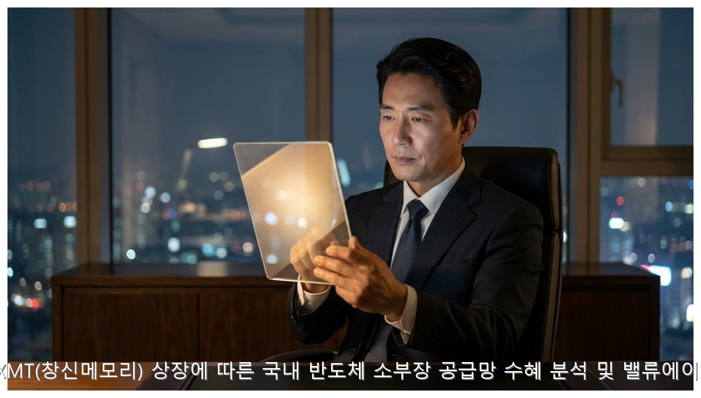 중국 CXMT(창신메모리) 상장에 따른 국내 반도체 소부장 공급망 수혜 분석 및 밸류에이션 전망 핵심 안내 및 분석 인포그래픽 (2)