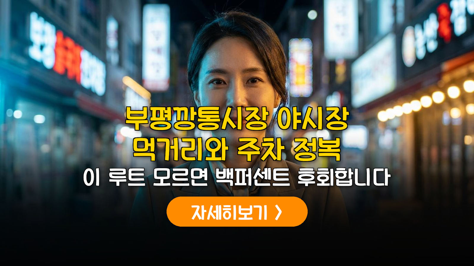 부평깡통야시장 먹거리 5선 및 주차 예산 가이드