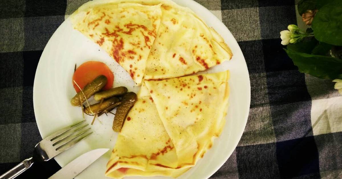 Crêpes ham và phomai