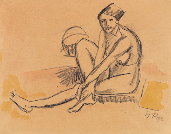 Seated Female Nude 1912
