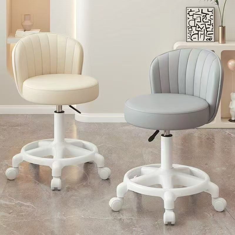 Bar stool with shell and high backrest