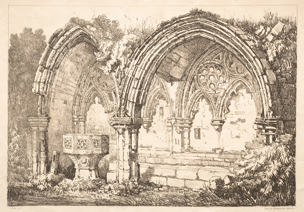 Part of Kirkham Abbey 1821