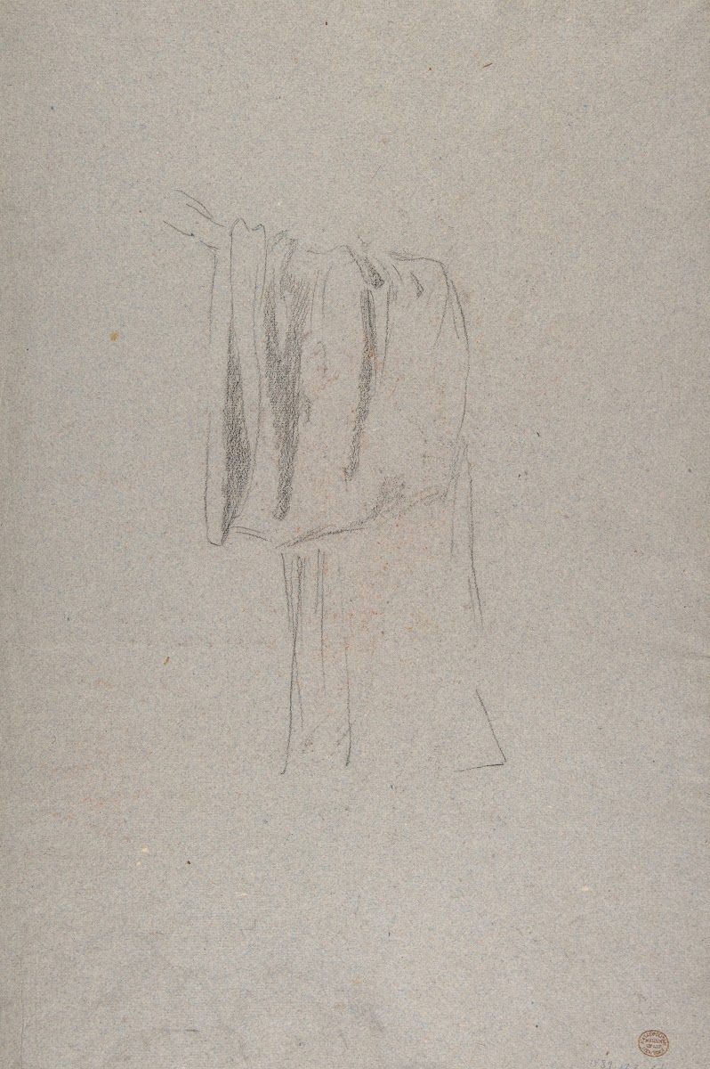 Sleeve of a Cleric studies for wall paintings in the Chapel of Saint Remi Sainte