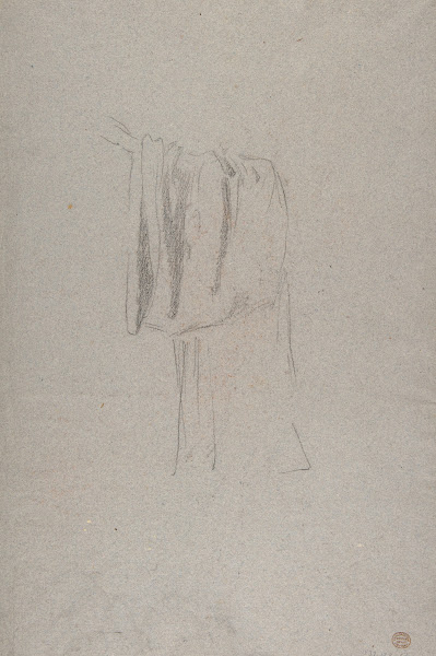 Sleeve of a Cleric studies for wall paintings in the Chapel of Saint Remi Sainte