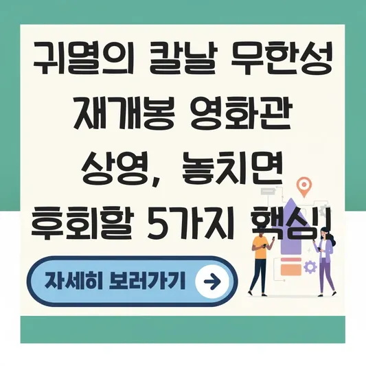 귀멸의 칼날 무한성 재개봉 영화관 상영