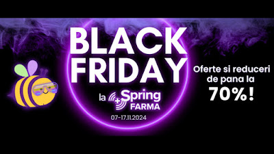 BLACK FRIDAY – SPRINGFARMA – KIT CADOU la orice comandă – Catalog 2024 – Farmacia la Pret Mic
