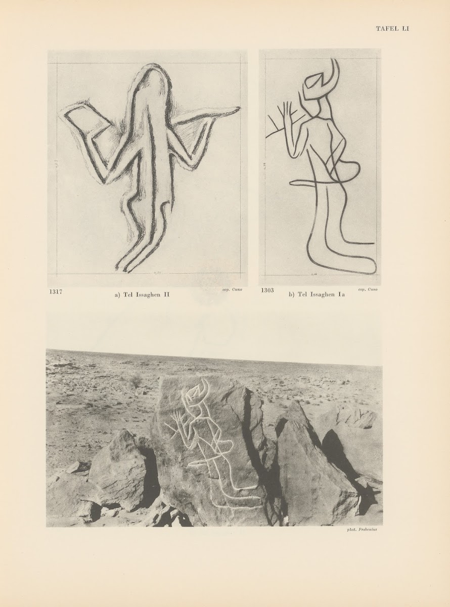 Ekade Ektab die Felsbilder Fezzans Pl48 1937