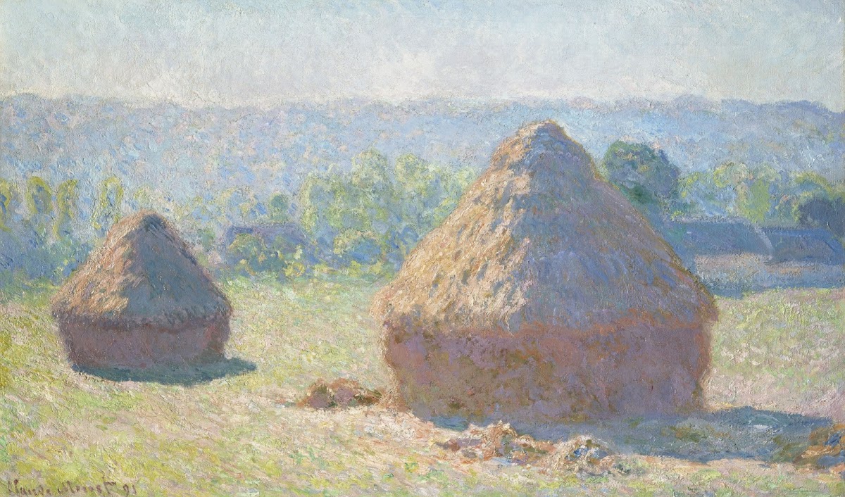 Haystacks end of Summer 1891