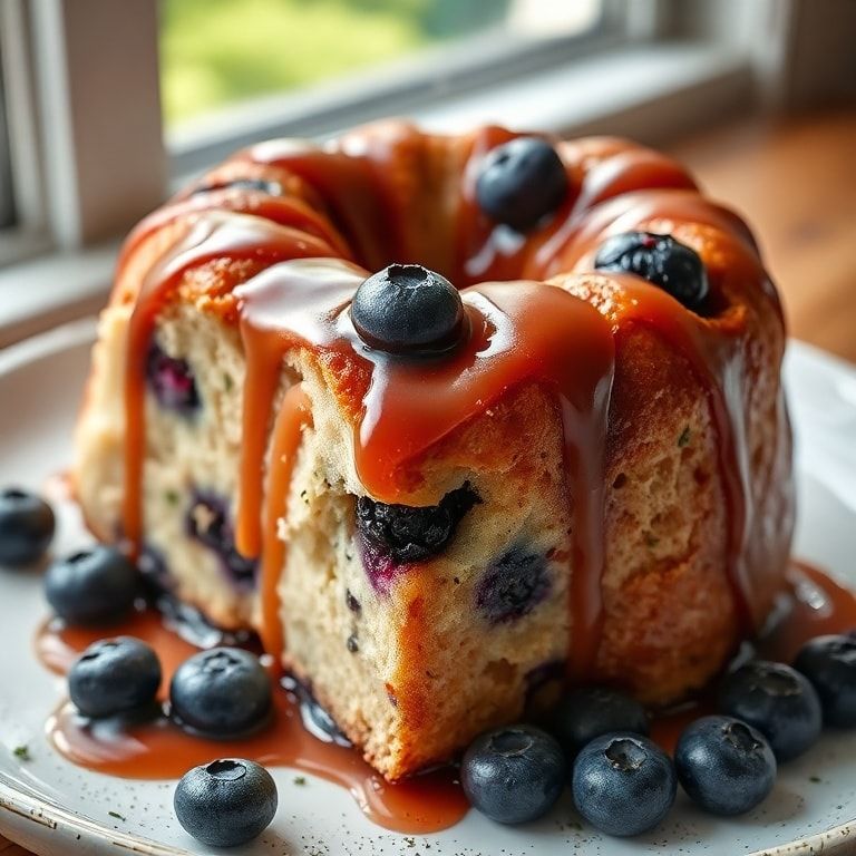 Easy Blueberry Monkey Bread Recipe for Breakfast or Brunch: Quick & Homemade Delight finished