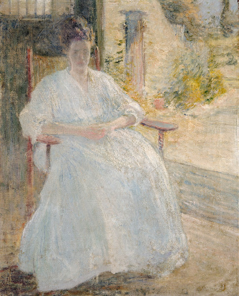 Figure in Sunlight Artists Wife ca 1890 1900