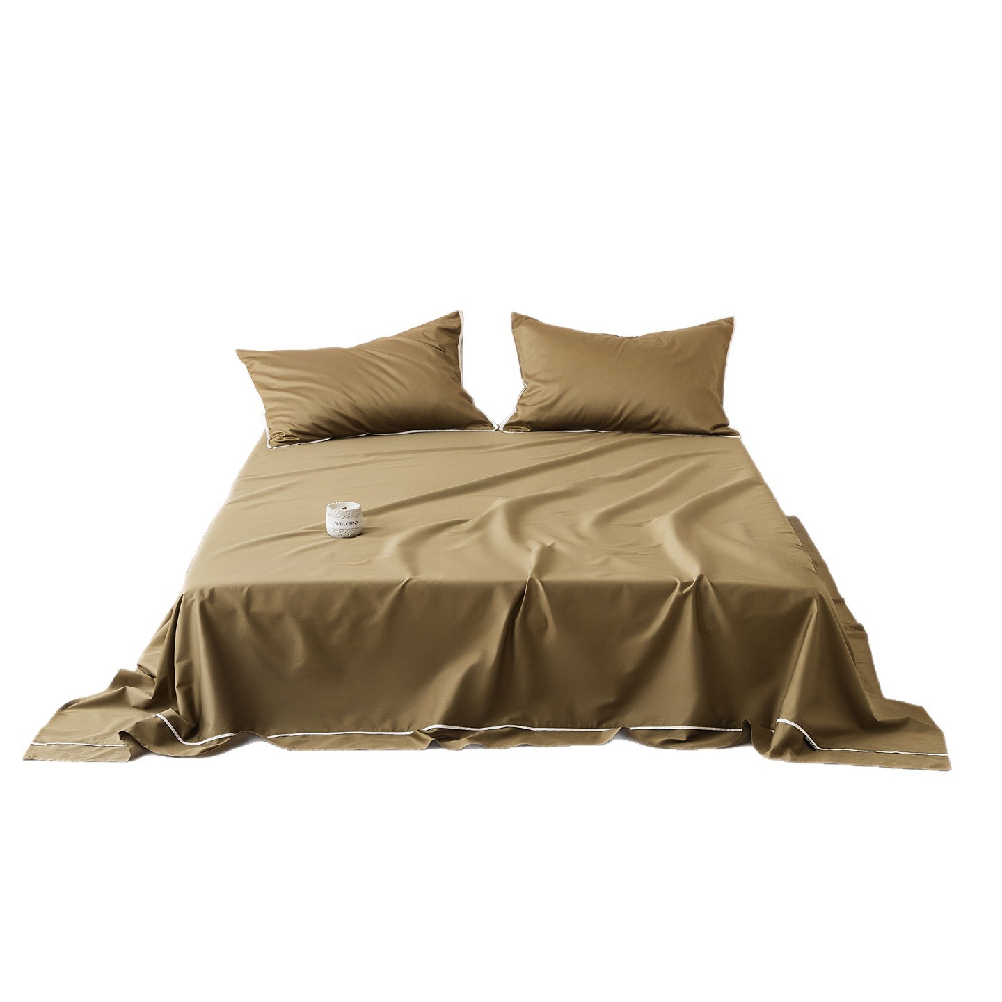 Solid Color Bed Sheet, Long-Staple Cotton, Satin Weave