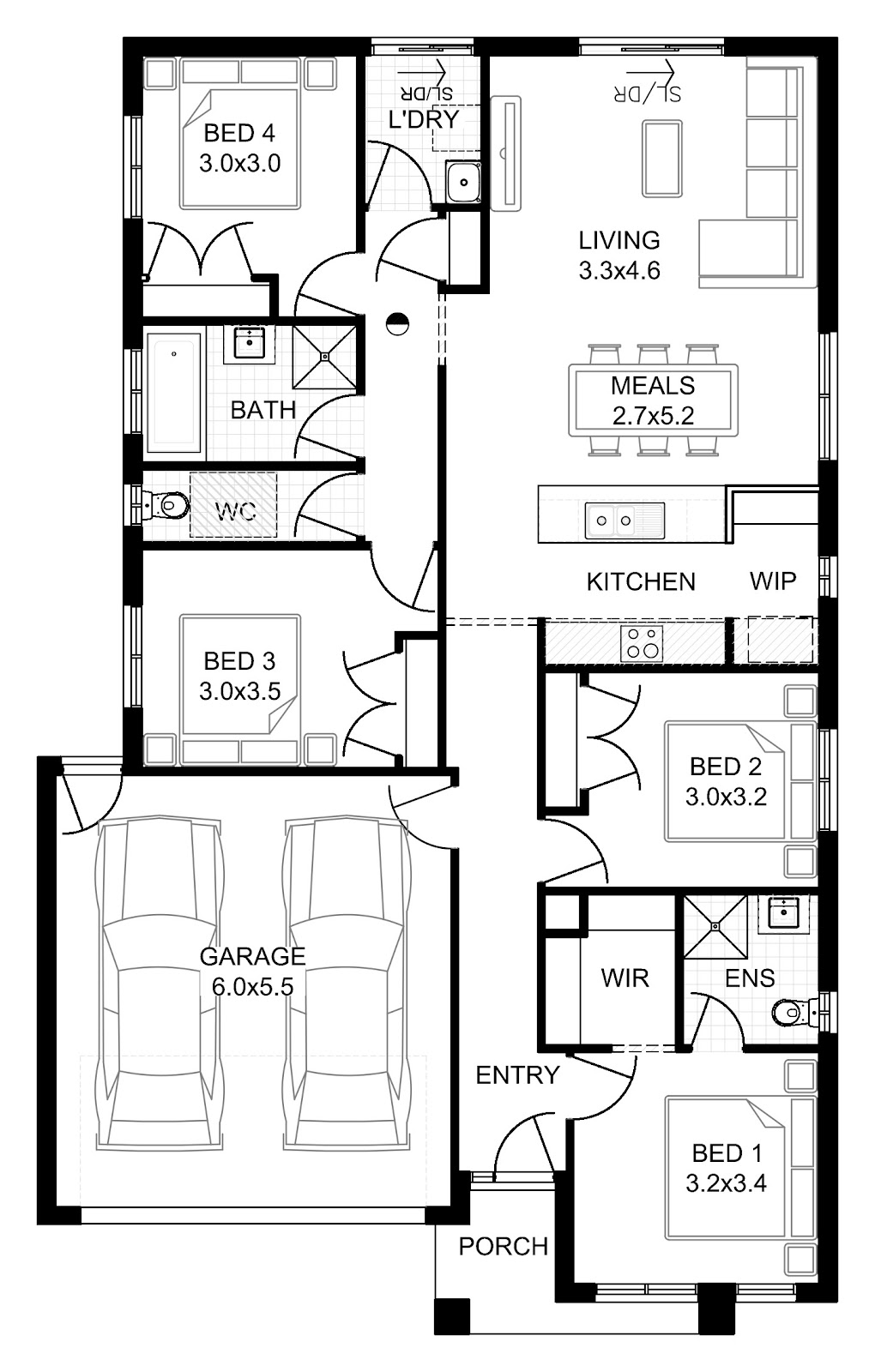 House and Land Investment Property in Shepparton, VIC (4.73% Yield) | Aus Investment Properties - Floor Plan 1