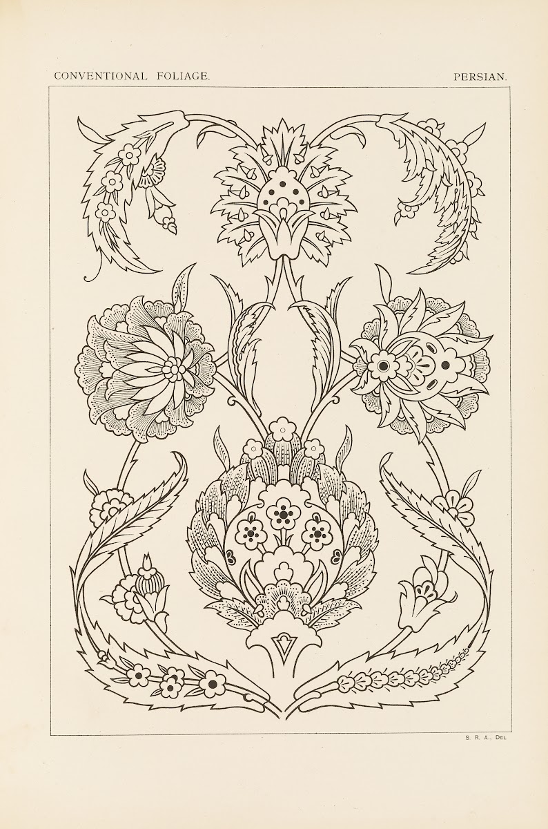 Outlines of ornament in the leading styles Pl51 1881