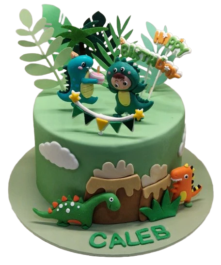 Dinosaur Themed Birthday Cake CB-NC725