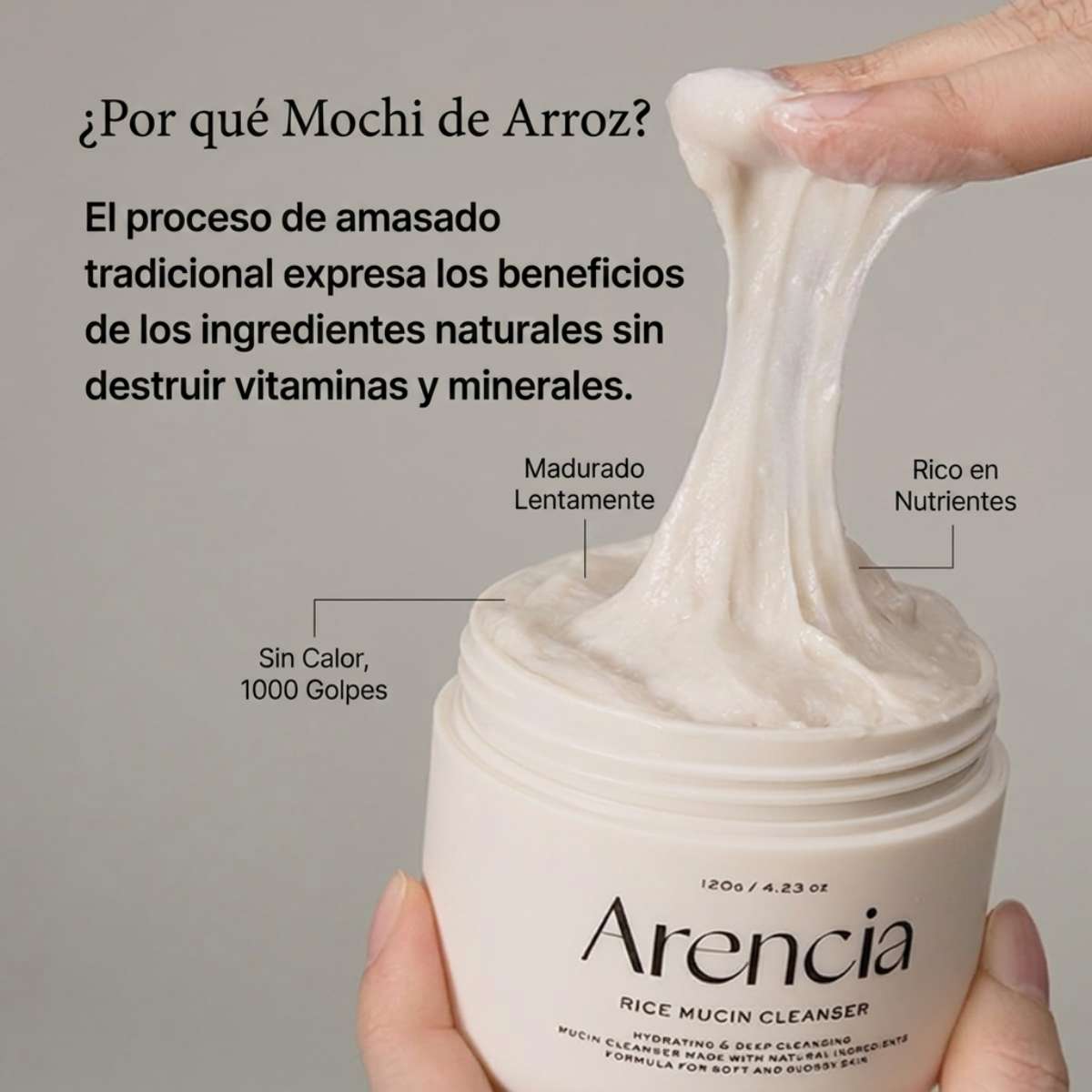 Mucina de caracol, beta-glucano y cacao antioxidante