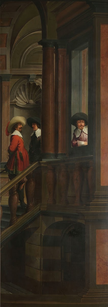 A Seven Part Decorative Sequence An Outdoor Stairway 1630   1632