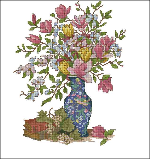 CMP 171250 Flowers And Books