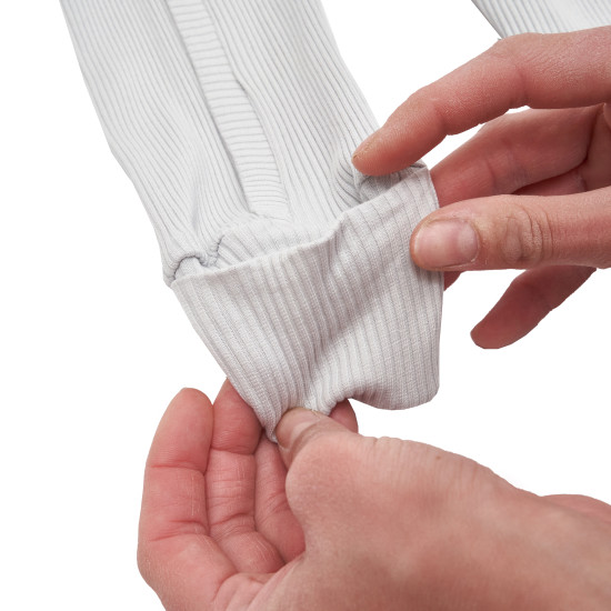 Дитячий набір Twins Ego Baby Boy (чоловічок на блискавці і шапка) 62р сірий